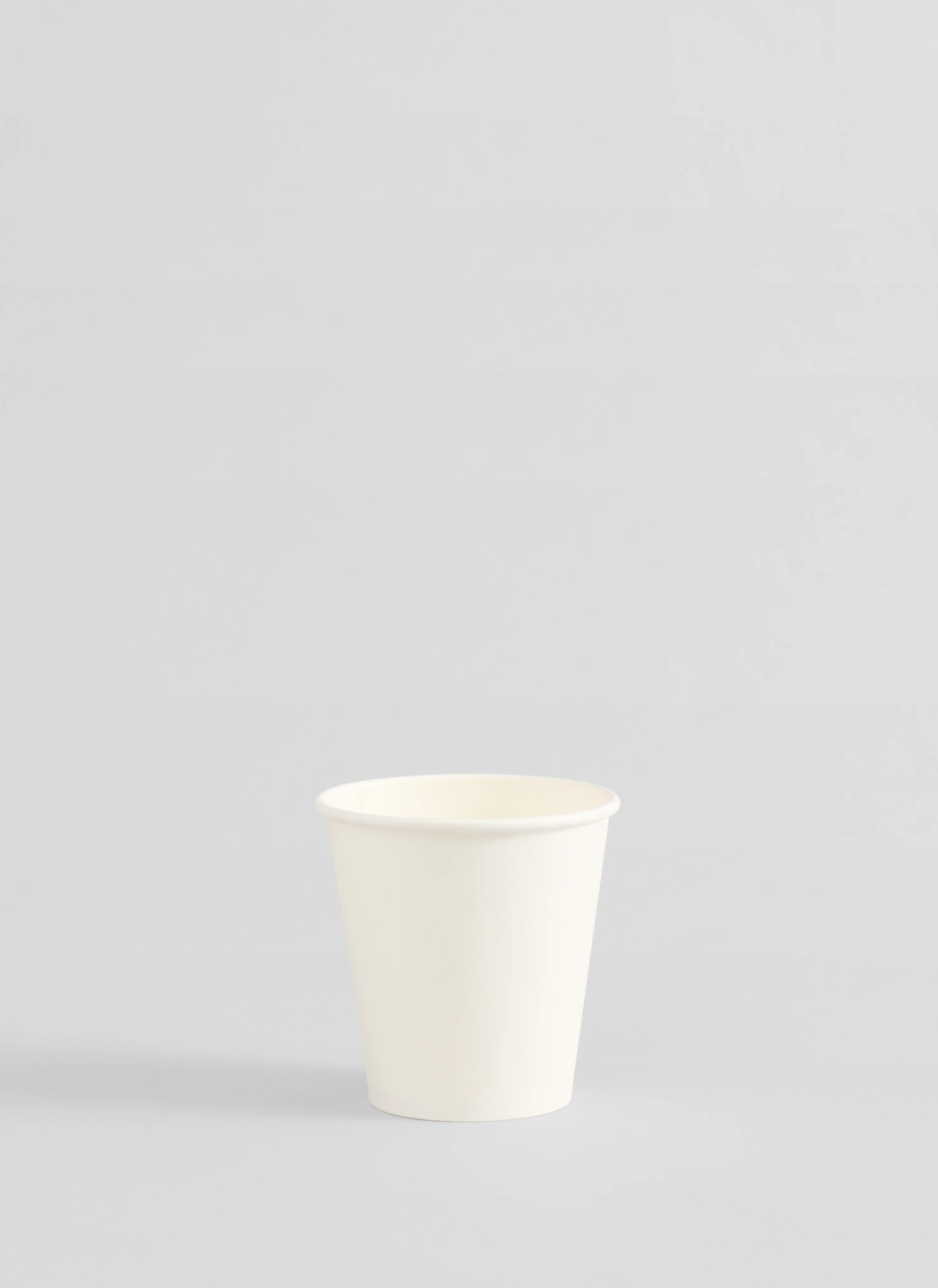 White Hot Cups - 8oz / squat
