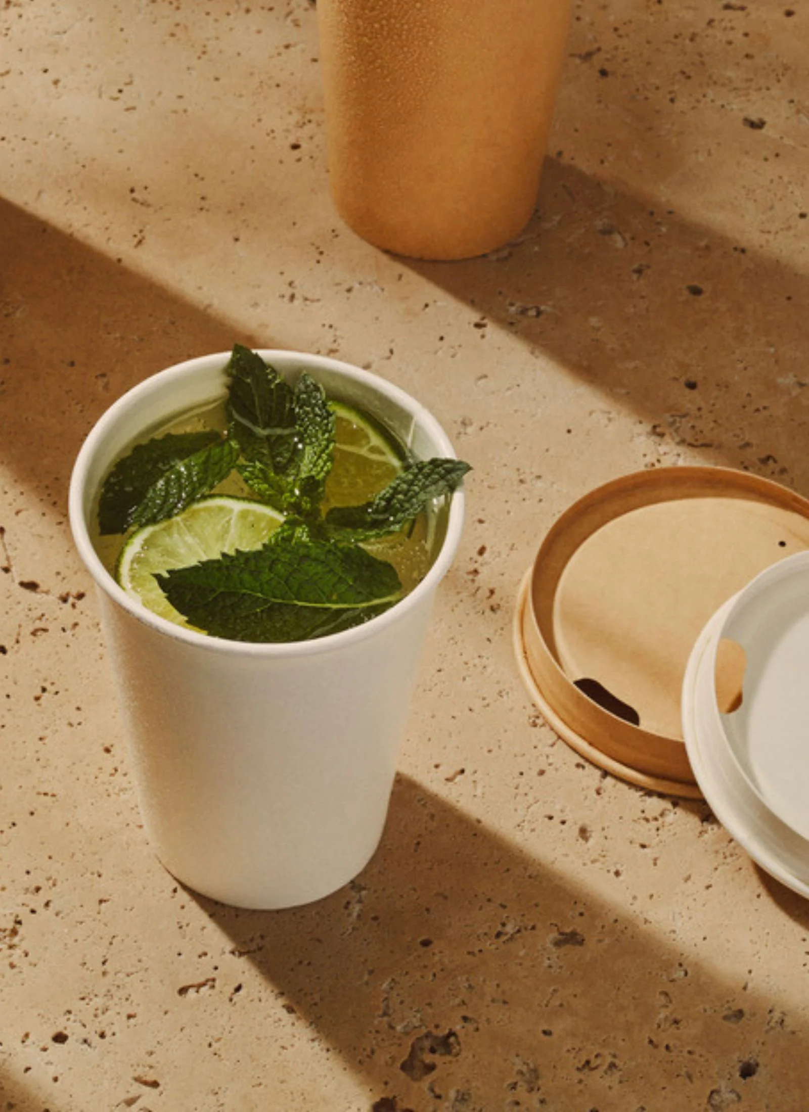 White Cold Cups 90mm - 12oz